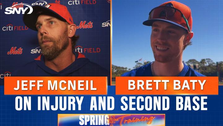 Mets' Jeff McNeil shares oblique injury update, Brett Baty on comfort at second base