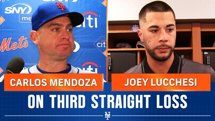 Carlos Mendoza and Joey Lucchesi on sloppy 10-5 loss to Phillies