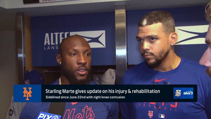 Starling Marte speaks on injury.