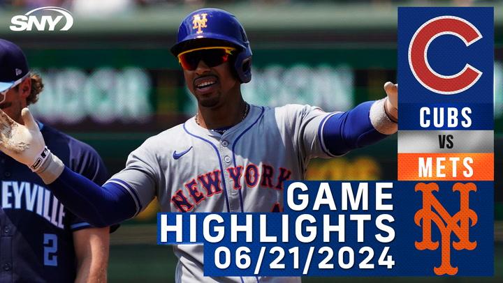 Mets vs Cubs (6/21/2024) | NY Mets Highlights