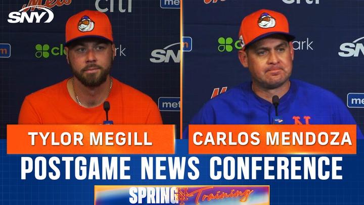 Tylor Megill and Carlos Mendoza on Mets' starting rotation competition