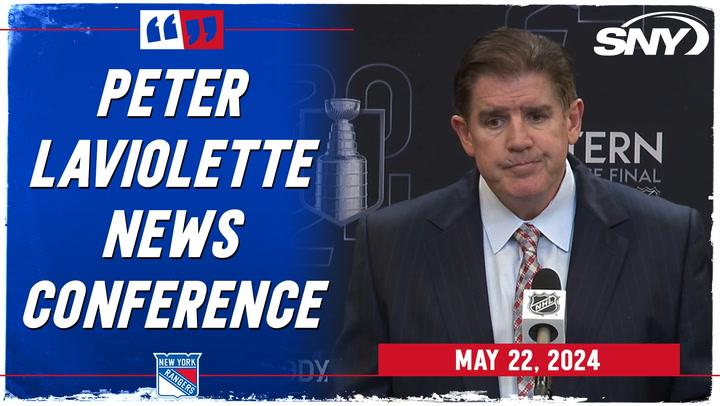 Peter Laviolette recaps what went wrong in Rangers' Game 1 shutout loss to Panthers