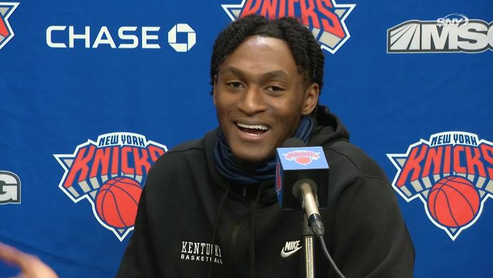 Knicks vs Pacers: Immanuel Quickley on gritty 92-84 win | Knicks Post Game