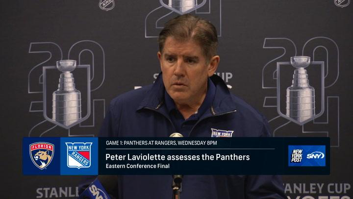 Peter Laviolette assesses the Panthers before their upcoming series with them in the NHL Eastern Conference Finals