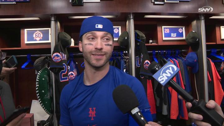 Tyler Naquin on hitting pair of homers in Mets home debut | Mets Post Game