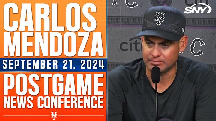 Carlos Mendoza on electric atmosphere in Mets win: 'We expect to be back and play more games here this year'