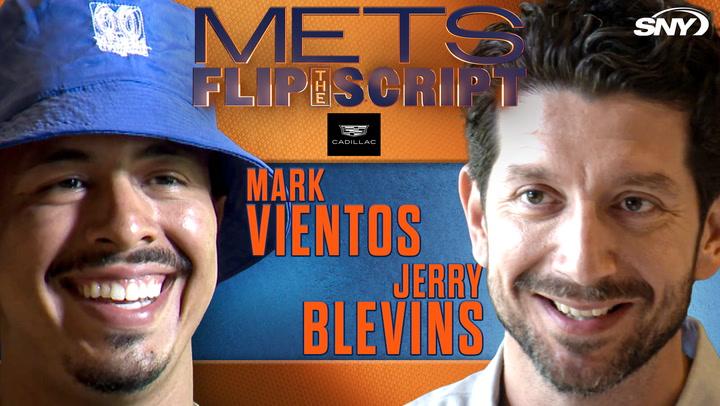 Mark Vientos and Jerry Blevins smiling