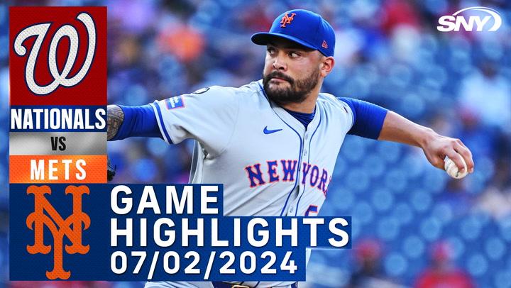 Mets vs Nationals (7/2/2024) | NY Mets Highlights