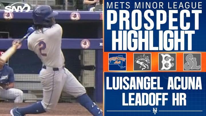 Mets prospect Luisangel Acuna launches leadoff HR for Syracuse