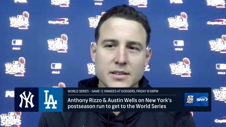 Anthony Rizzo discusses the Yankees' postseason journey to reach the World Series.