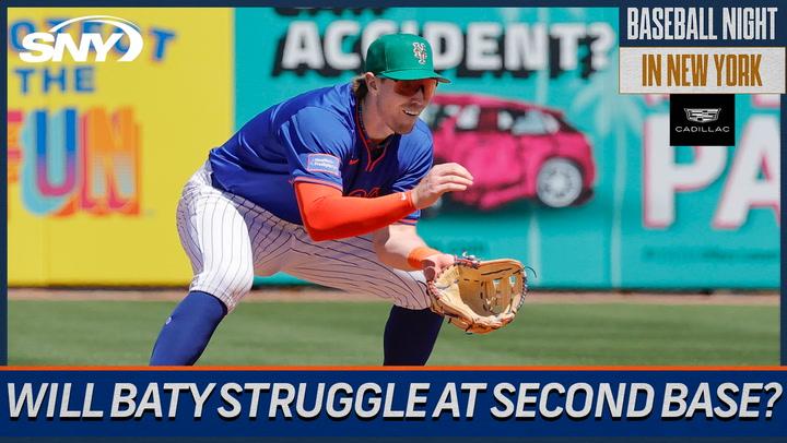 Will Brett Baty struggle to learn second base? | Baseball Night in NY