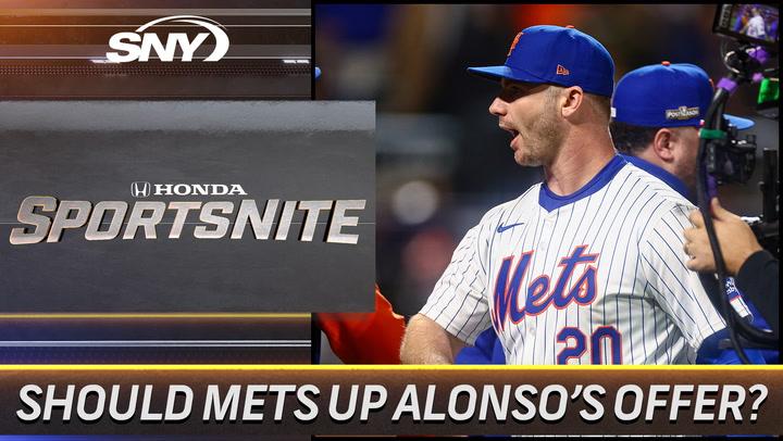 Should Mets up Pete Alonso's offer? | SportsNite