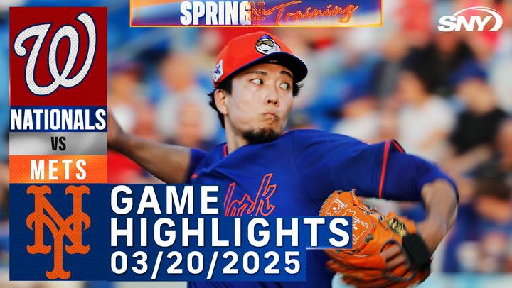 Mets vs Nationals (3/20/25) | Juan Soto, Kodai Senga | Mets Highlights