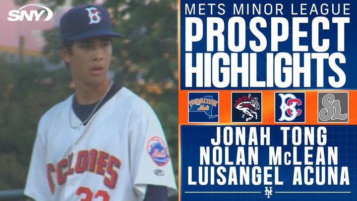 Mets prospects Jonah Tong, Nolan McLean and Luisangel Acuna continue to impress on Thursday night