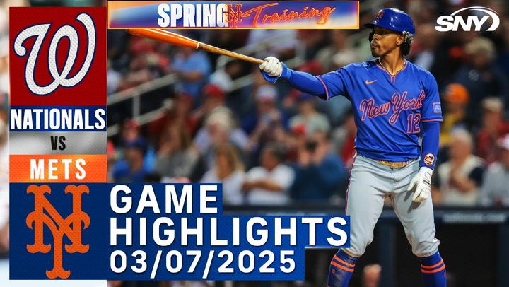 Mets vs Nationals (3/07/25) | Mets Highlights