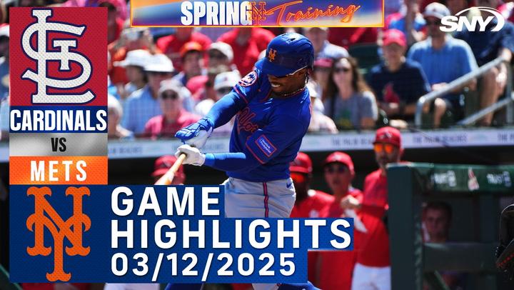 Mets vs Cardinals (3/12/25) | Francisco Lindor | Mets Highlights