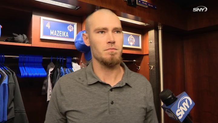 Patrick Mazeika on always being ready for a call-up, his go head home run in Mets win | Mets Post Game