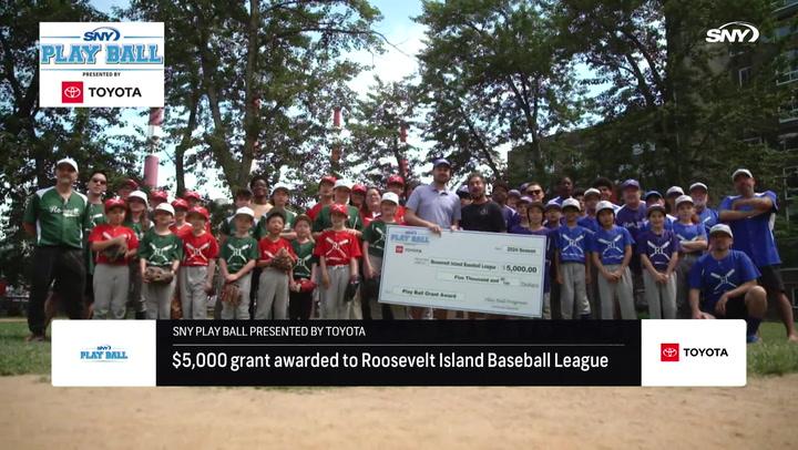 SNY Play Ball grant awarded to Roosevelt Island Baseball League