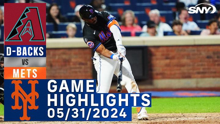 Mets vs Diamondbacks (5/31/2024) | NY Mets Highlights