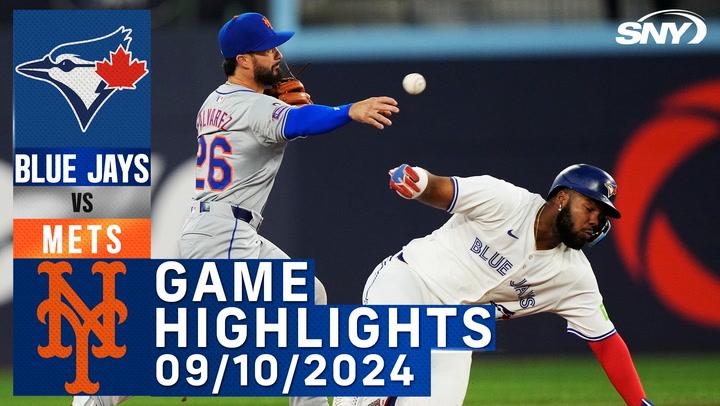 Mets vs Blue Jays (9/10/2024) | NY Mets Highlights