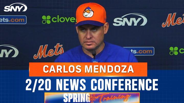 Carlos Mendoza says Juan Soto, Francisco Lindor, and Pete Alonso will play in the Mets' first spring training game