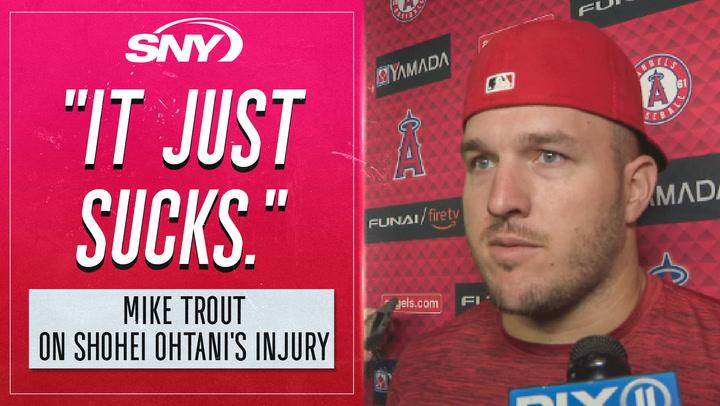 Mike Trout reacts to Shohei Ohtani's UCL tear, devastated for Angels' two-way superstar