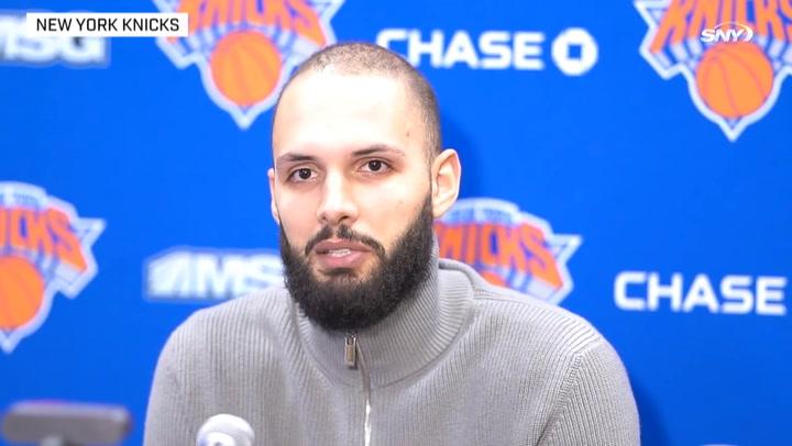 Knicks vs Pacers: Evan Fournier reveals he battled food poisoning | Knicks News Conference