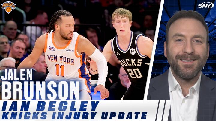 Ian Begley updates on Jalen Brunson and Mitchell Robinson after Knicks' win over Bucks.