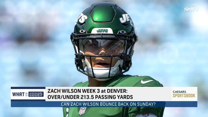 Can Zach Wilson throw over 213.5 passing yards vs Broncos in Week 3? | What Are The Odds?