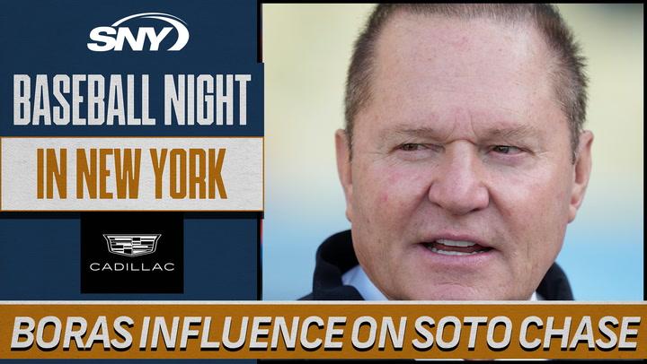 Baseball Night in NY: Inside perspective on super agent Scott Boras in Soto pursuit drama.