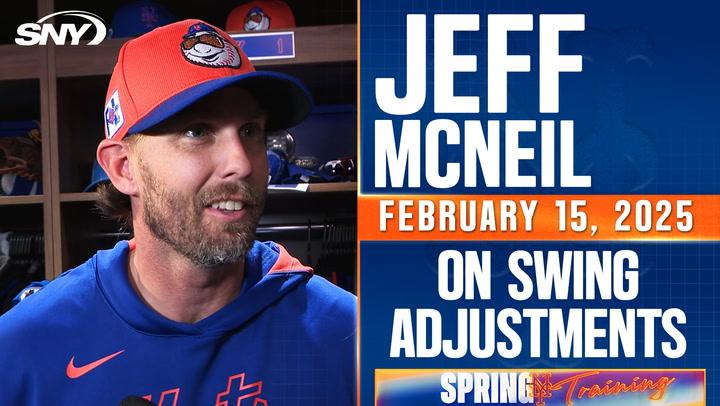 Mets 2B Jeff McNeil talks tinkering with swing, last year's playoff run, getting Pete Alonso back