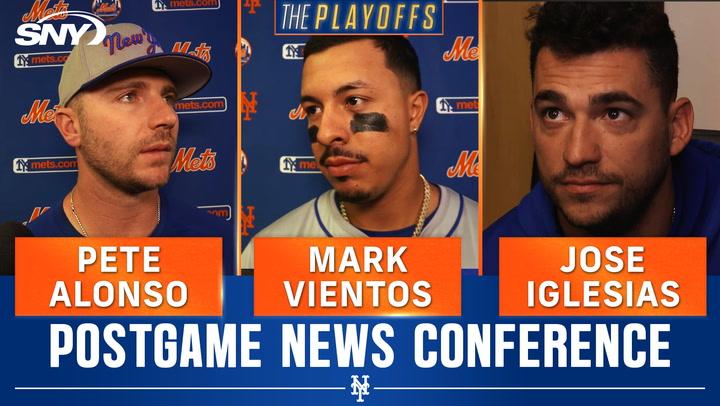 Pete Alonso talks playoffs and future, Mark Vientos on magical Mets run, Jose Iglesias shares feelings for NY