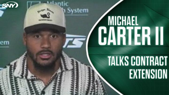 Michael Carter II says contract extension with Jets "means the world" to him