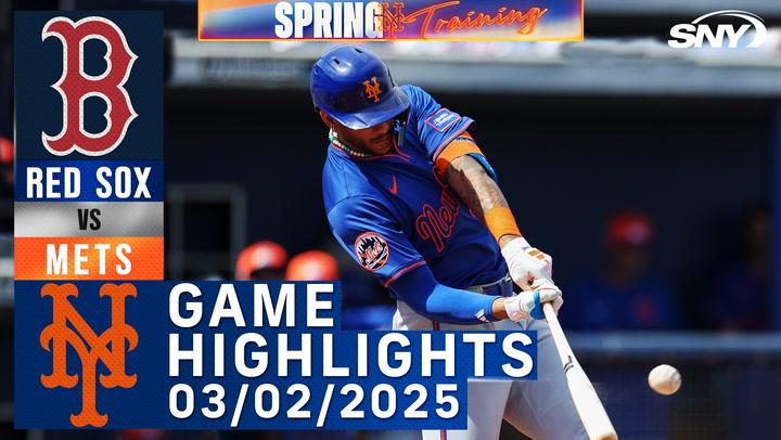 Mets vs Red Sox (3/2/25) | Jose Siri, Brett Baty | Mets Highlights