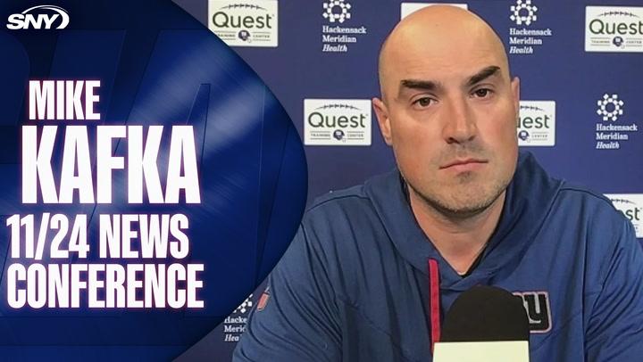 Mike Kafka at Giants 11/24 news conference.
