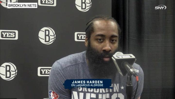 Nets vs Magic: James Harden reacts to big third quarter, LaMarcus Aldridge in win | Nets Post Game