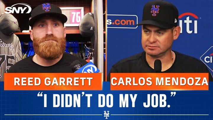 Reed Garrett, Carlos Mendoza on Giants' go-ahead grand slam in Mets loss