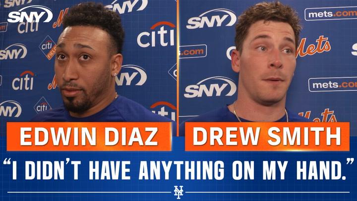 Mets closer Edwin Diaz on ejection: 'I didn't have anything on my hand, my glove, my belt'