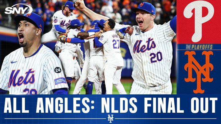 Every angle of Edwin Diaz's NLDS game-winning strikeout to send the Mets to the NLCS