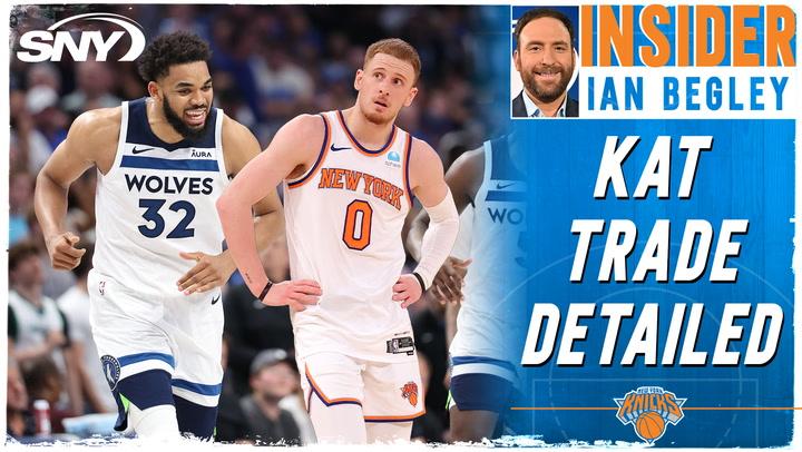 SNY NBA Insider Ian Begley details the Knicks' decision to trade Donte DiVincenzo for KAT.