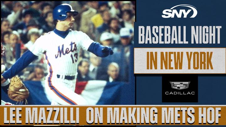 Lee Mazzilli reacts to being inducted into the Mets Hall of Fame | Baseball Night in NY