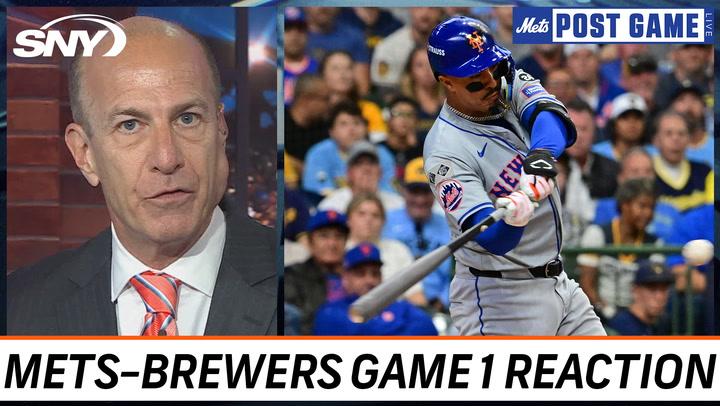 Gary Cohen and Mets postgame crew react to New York's Game 1 win over Brewers