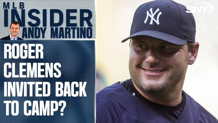 MLB Insider: Roger Clemens, invited back to Yankees camp, after years of no contact.