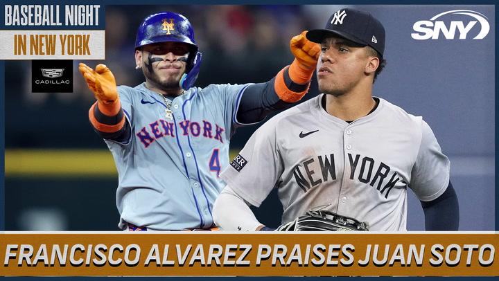 Francisco Alvarez would "really like" Juan Soto to join the Mets this offseason | Baseball Night in NY