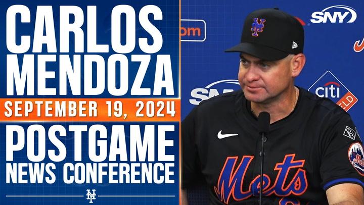 Carlos Mendoza on Mets' 'deep lineup' after another 10-run effort in win over Phillies