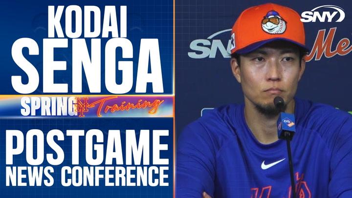 Kodai Senga 'pleased' with his 2025 Mets spring training debut