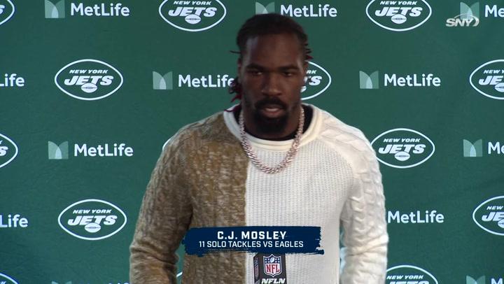 Jets vs Eagles: C.J. Mosley on Philly's disrespect | Jets Post Game