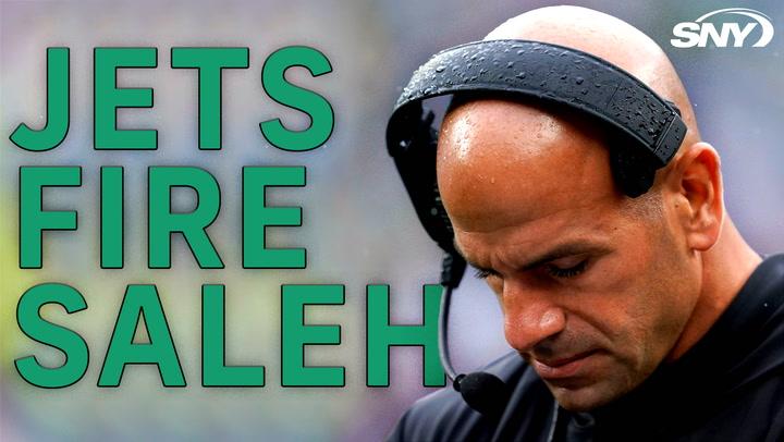 Jets fire Robert Saleh after 2-3 start; SNY team reacts to breaking news on coaching change.