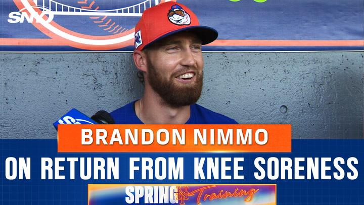 Mets outfielder Brandon Nimmo on returning from knee soreness: 'I feel good'