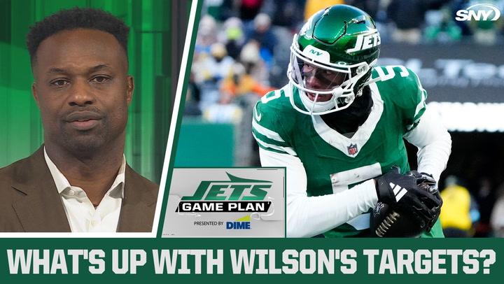 Bart Scott and Jeane Coakley discuss Garrett Wilson's target issues on Jets Game Plan.